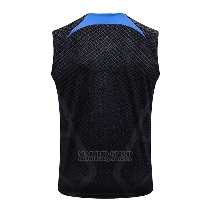 Camiseta de Entrenamiento Paris Saint-Germain Jordan Sin Mangas 2022-2023 Negro